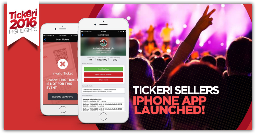 Tickeri Seller iPhone App